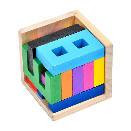  Wooden Math Logic Puzzle For All Ages Educational -  ToylandEU™