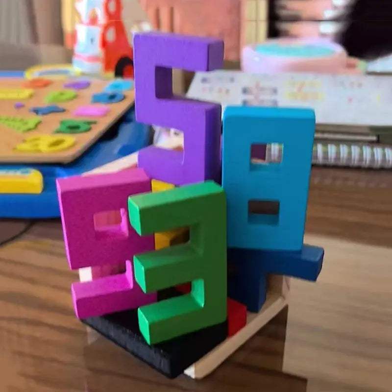 Wooden Math Logic Puzzle For Kids And Adults Educational - ToylandEU