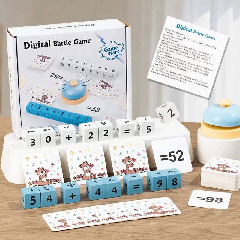 Wooden Math Thinking Games For Kids Number Puzzle Fun - ToylandEU