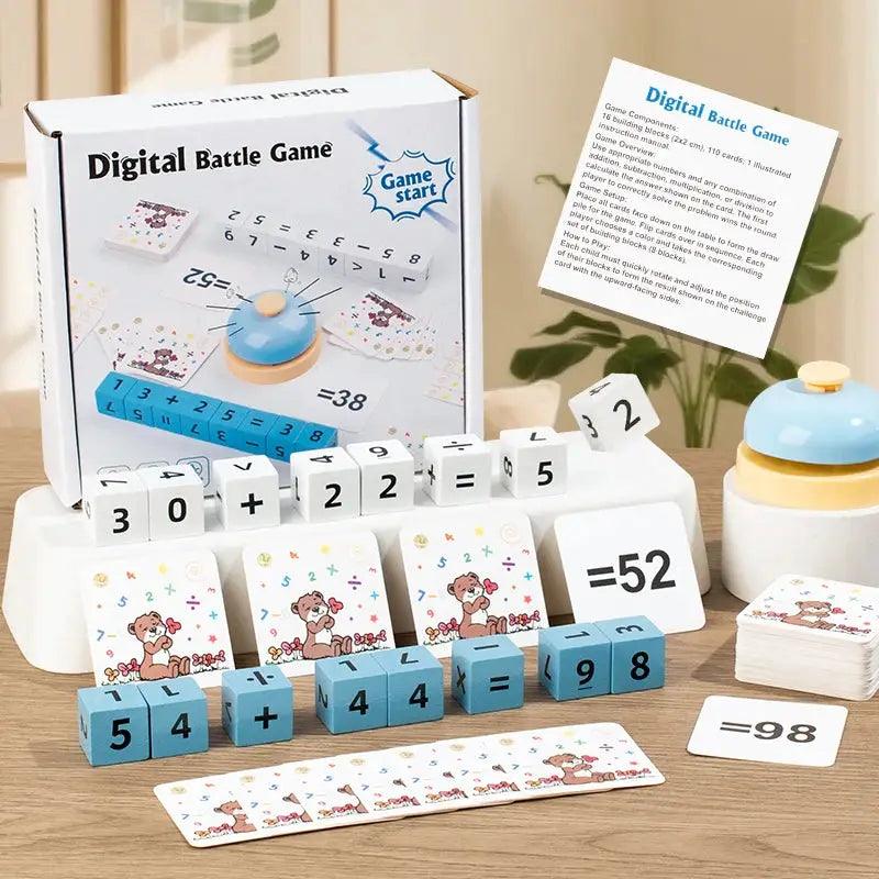  Wooden Math Thinking Games Number Puzzle For Kids -  ToylandEU™