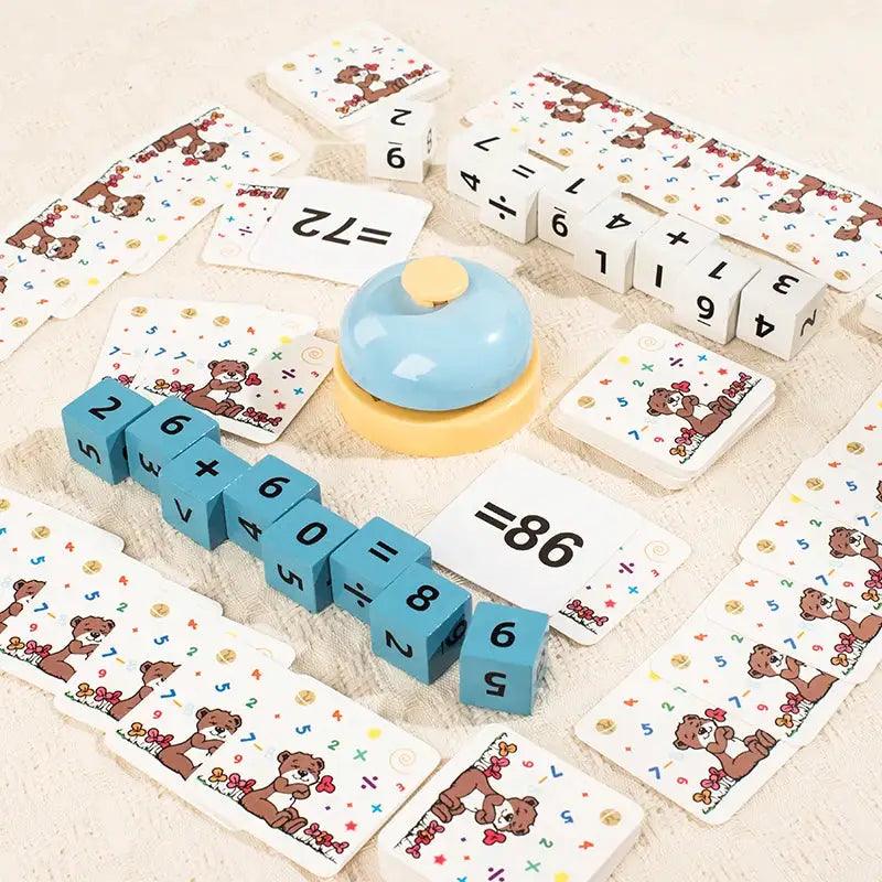  Wooden Math Thinking Games Number Puzzle For Kids -  ToylandEU™