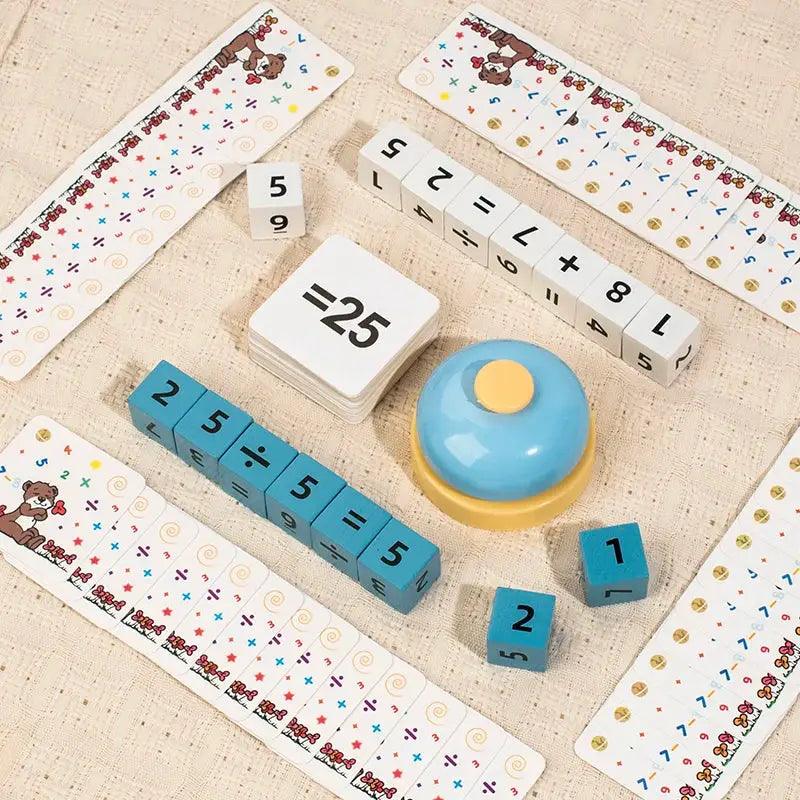  Wooden Math Thinking Games Number Puzzle For Kids -  ToylandEU™