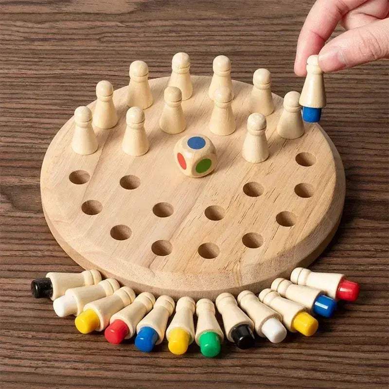 Wooden Memory Match Game For Kids Montessori Educational Toy - ToylandEU