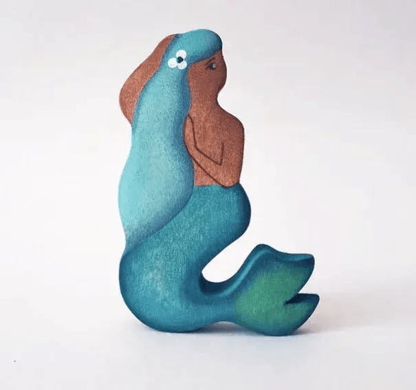  Wooden Mermaid Figure Sea Creature Playsets Premium -  ToylandEU™