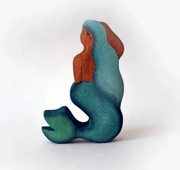  Wooden Mermaid Figure Sea Creature Playsets Premium -  ToylandEU™