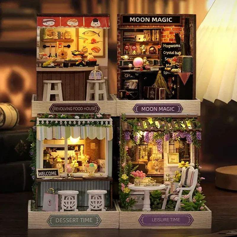 Wooden Miniature Doll House DIY Kit For Easy 3D Puzzle - ToylandEU