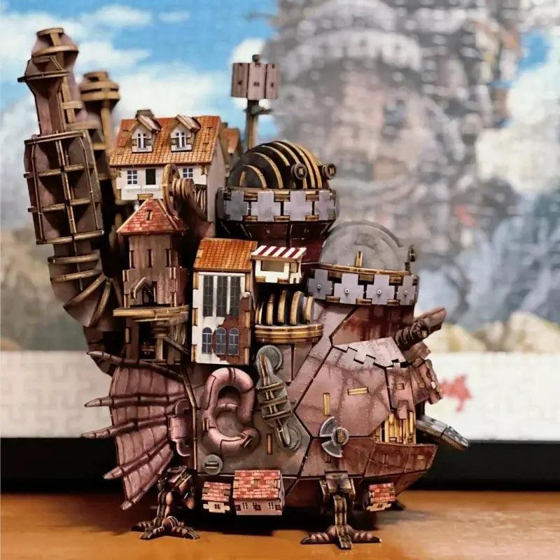  3D Wooden Model Kit Magic Moving Castle With Wheels -  ToylandEU™