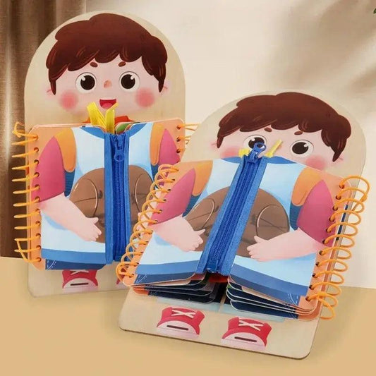  Wooden Montessori Busy Board CE Certified For Kids Sensory -  ToylandEU™