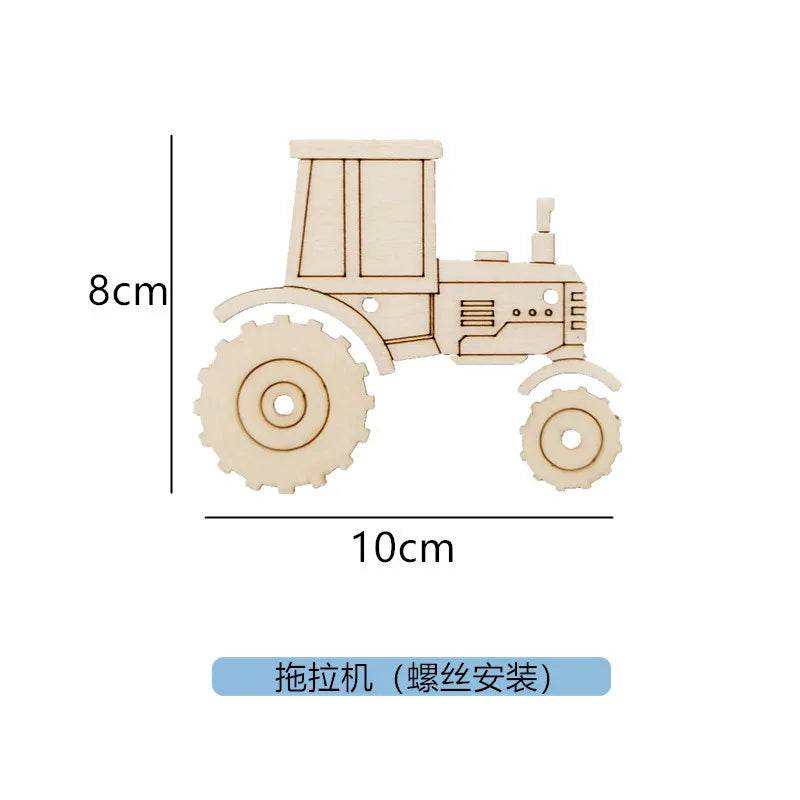 2024 Baby DIY Montessori Busy Board Wooden Accessories Castle Animal Letters Number Movement Educational Toys for Children Gifts - ToylandEU