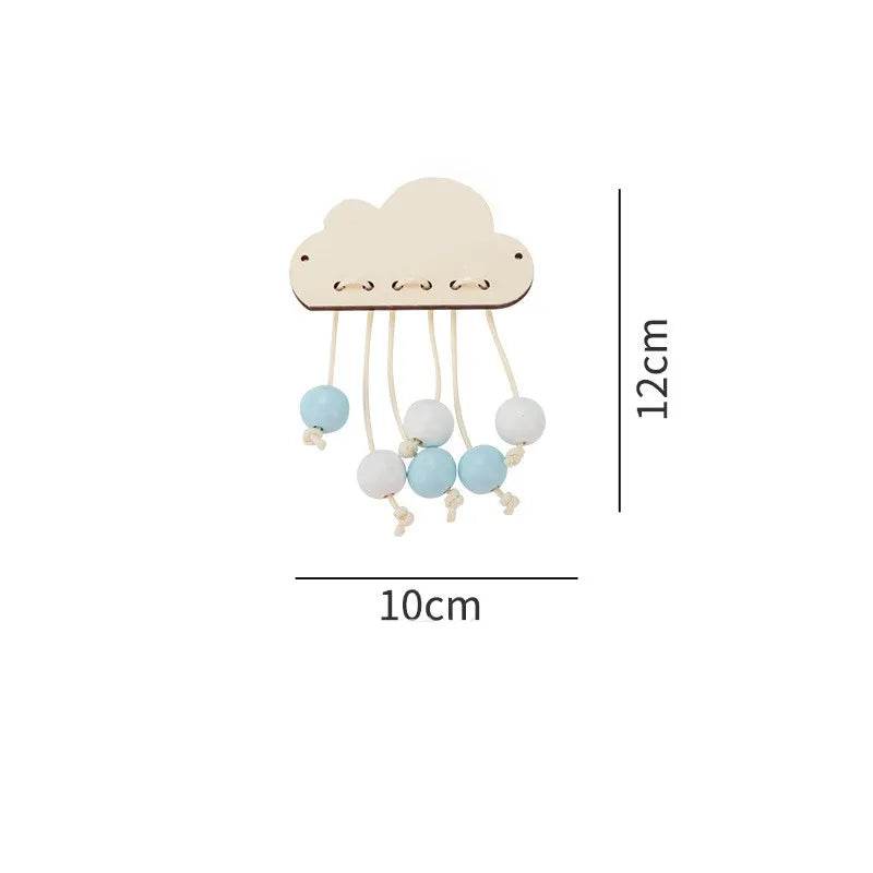 2024 Baby DIY Montessori Busy Board Wooden Accessories Castle Animal Letters Number Movement Educational Toys for Children Gifts - ToylandEU