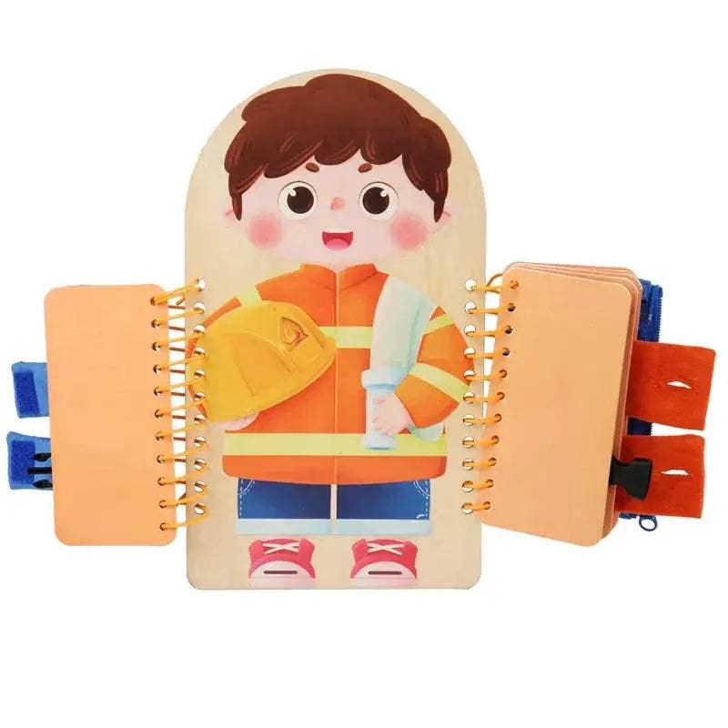 Wooden Montessori Busy Board For Kids Sensory Learning Gift - ToylandEU