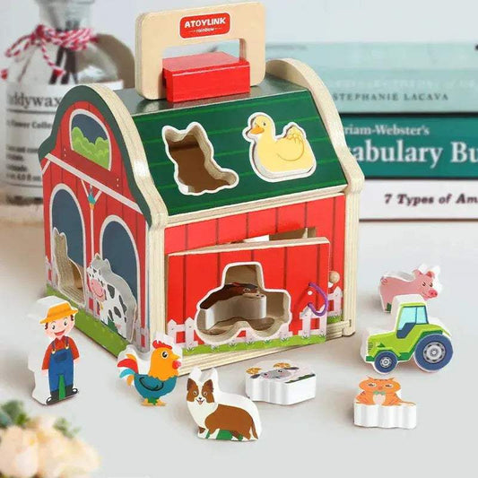  Wooden Montessori Color Sorting Blocks For Babies Play -  ToylandEU™