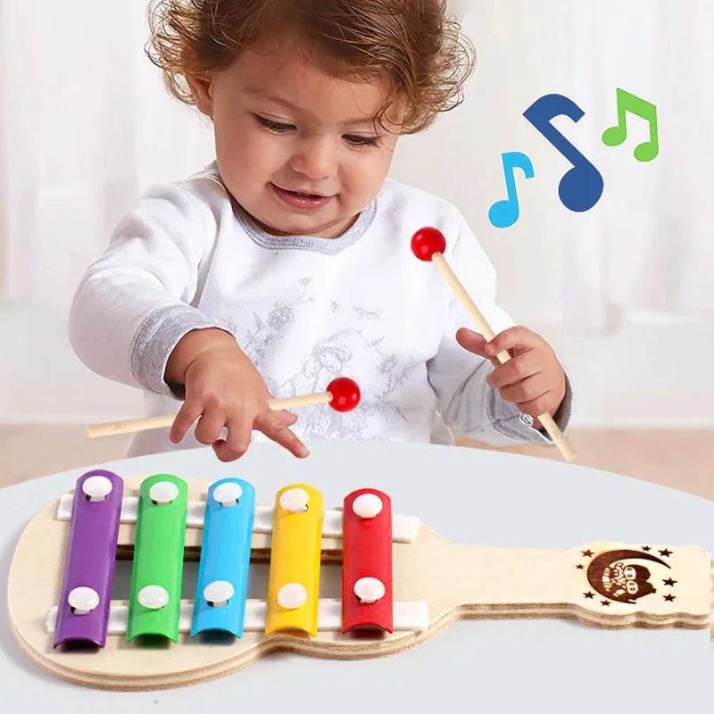 Wooden Montessori Music Toys for Babies and Toddlers Aged 1-3 Years - ToylandEU
