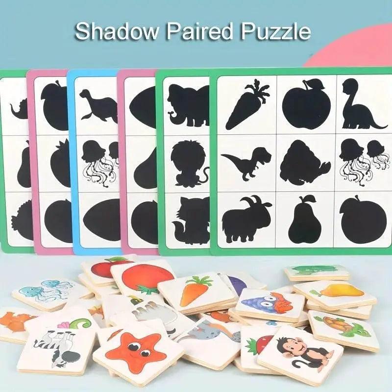  Wooden Montessori Shape Puzzle Educational Toys For Kids -  ToylandEU™