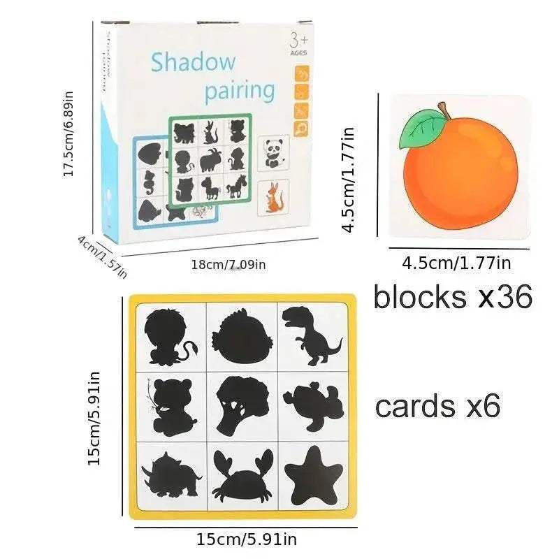  Wooden Montessori Shape Puzzle Educational Toys For Kids -  ToylandEU™