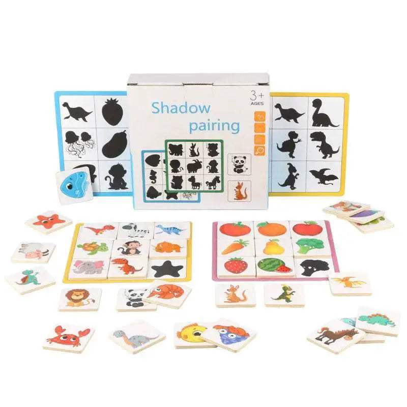  Wooden Montessori Shape Puzzle Educational Toys For Kids -  ToylandEU™