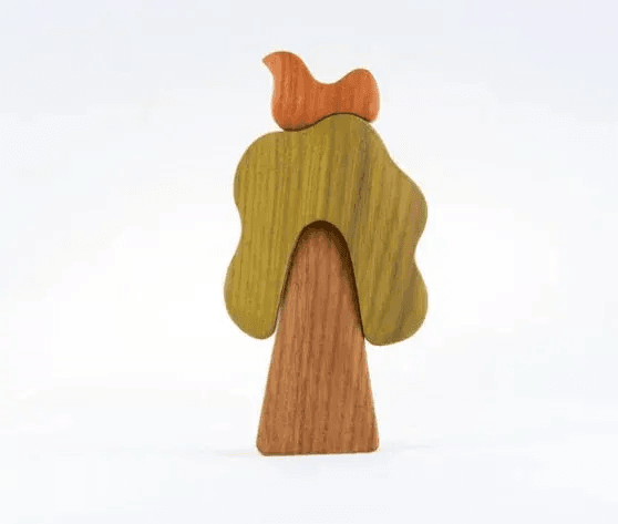 Wooden Oak Tree Puzzle With Bird For Encouraging Nature Play - ToylandEU