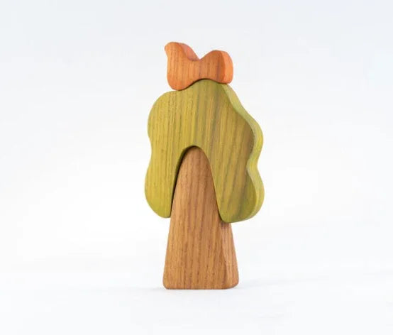 Wooden Oak Tree Puzzle With Bird Handcrafted From Solid Wood - ToylandEU