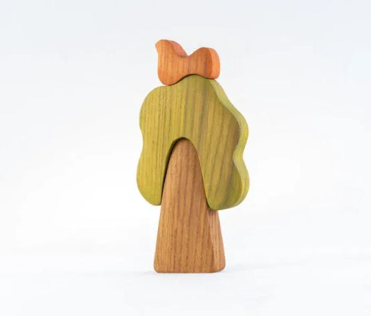 Wooden Oak Tree Puzzle With Bird Handcrafted From Solid Wood - ToylandEU