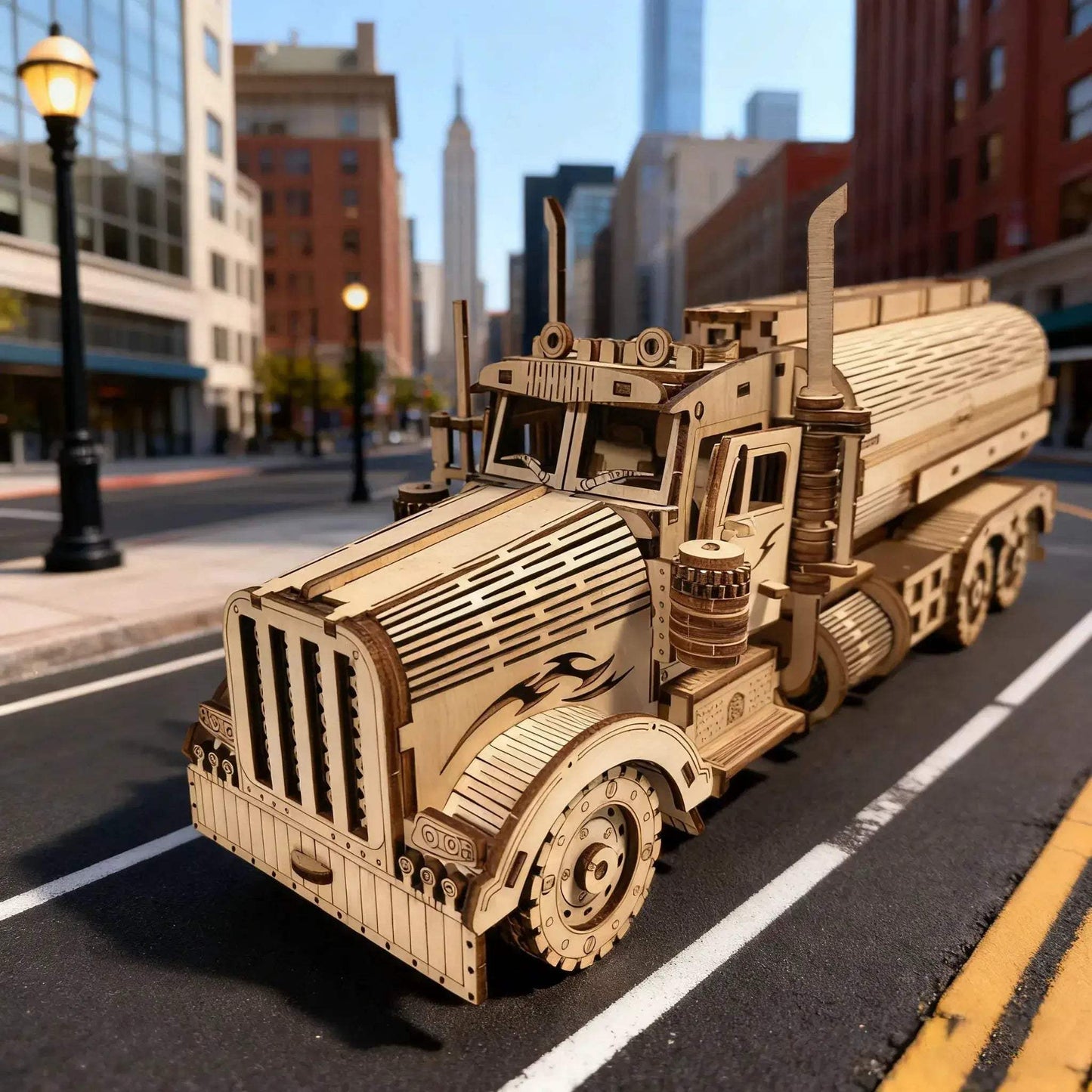  Wooden Oil Tanker Puzzle 3D Educational Toy -  ToylandEU™