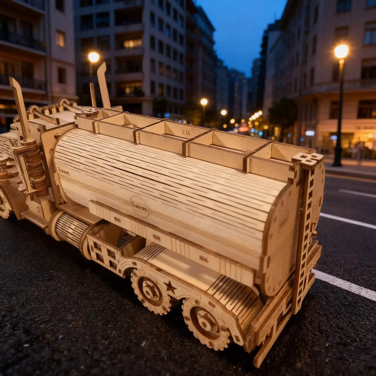 Wooden Oil Tanker Puzzle 3D Educational Toy -  ToylandEU™