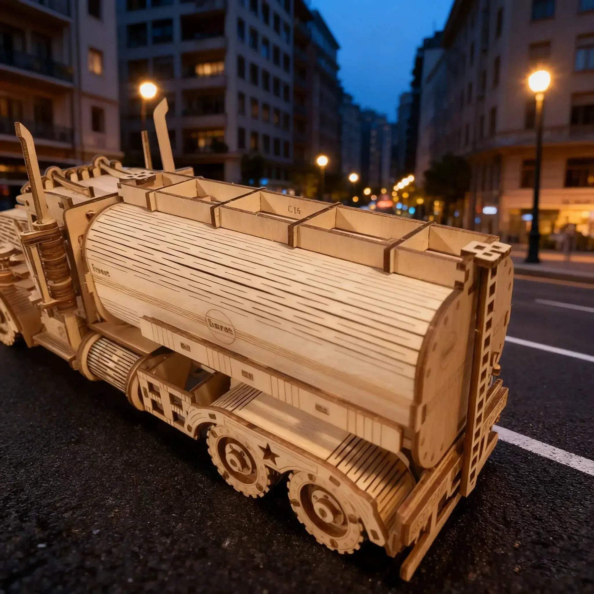  Wooden Oil Tanker Puzzle 3D Educational Toy -  ToylandEU™
