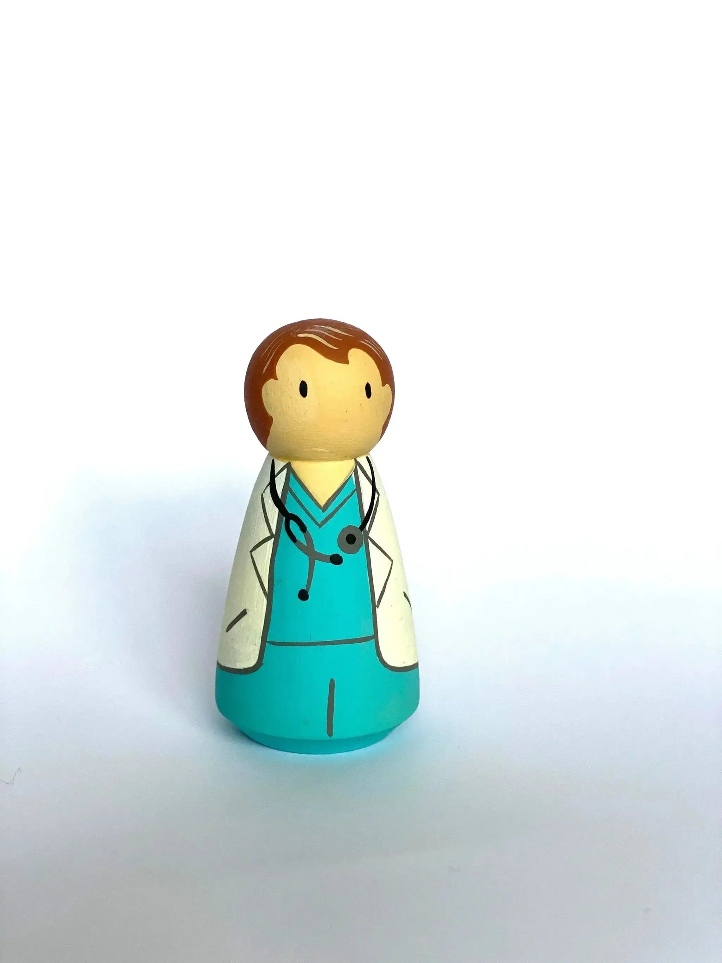 Wooden Peg Dolls Hand Painted For Creative Playtime Fun - ToylandEU