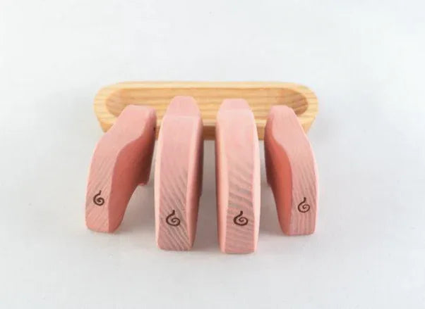 Wooden Pig Figurines Set For Creative Imaginative Play - ToylandEU