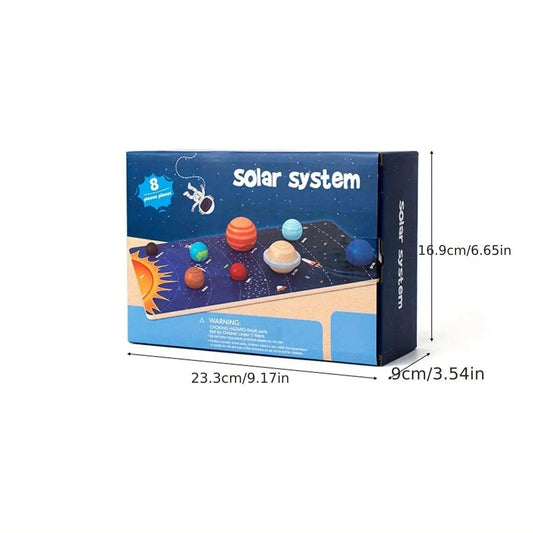  Wooden Planet Model Eight Planets in Space Scientific Exploration Toys Interactive Education -  ToylandEU™