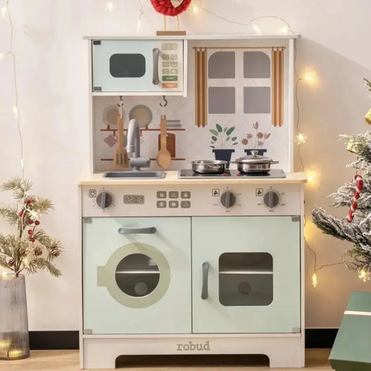  Wooden Play Kitchen Gift Idea With Lights And Sounds -  ToylandEU™