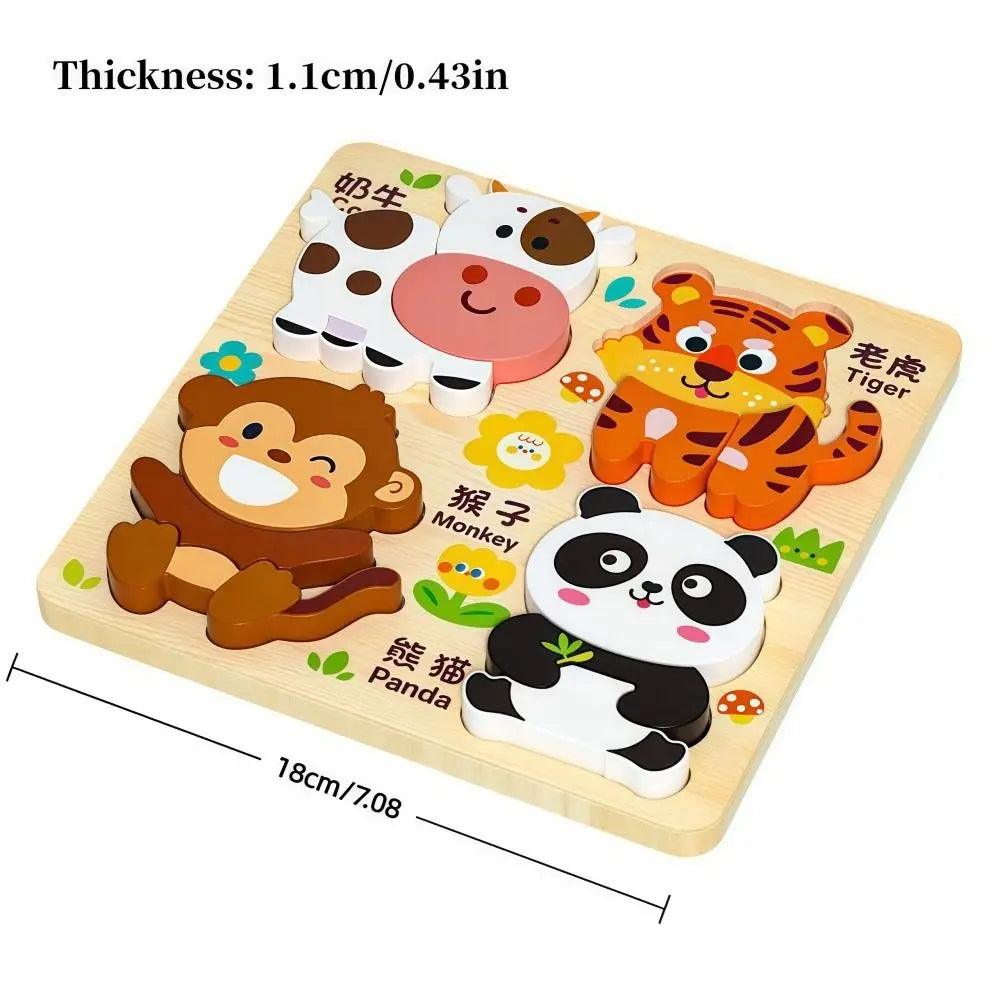  Wooden Puzzle | 4 In 1 3D Puzzle | Toylandeu™ 