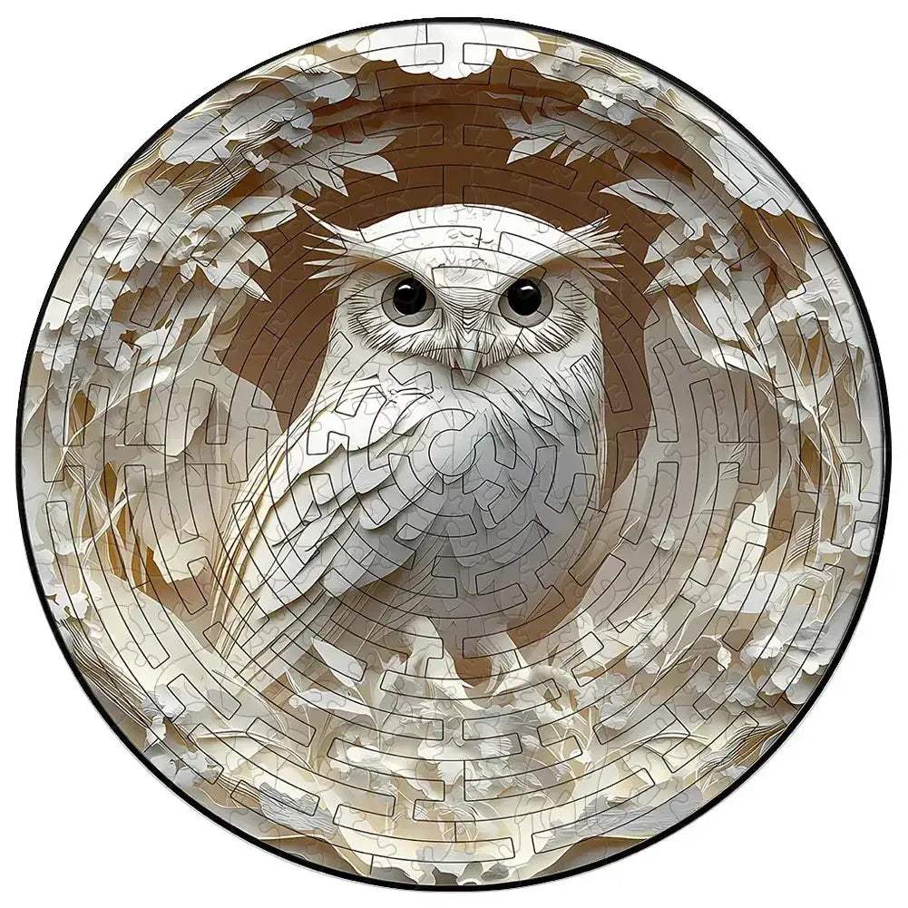 Wooden Puzzle Animal Round Educational Jigsaw For Kids And Adults - ToylandEU