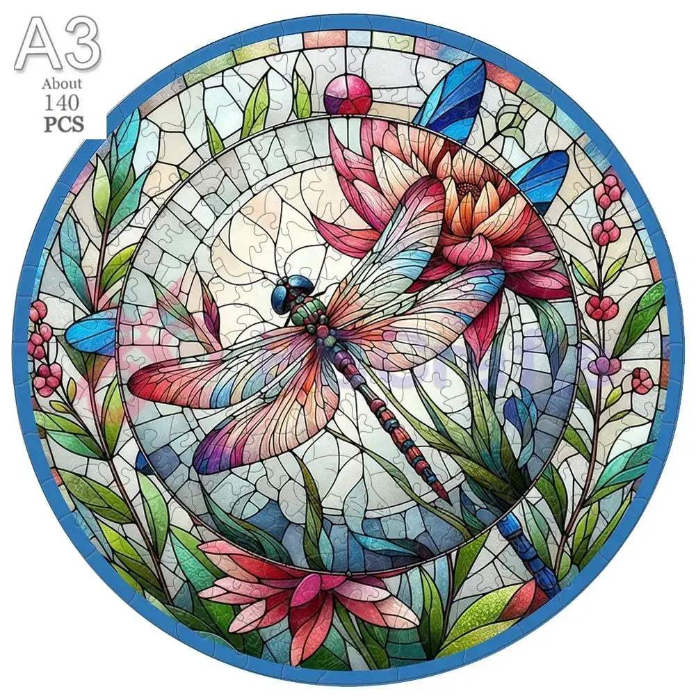 Wooden Puzzle Animal Round Educational Jigsaw For Kids And Adults - ToylandEU