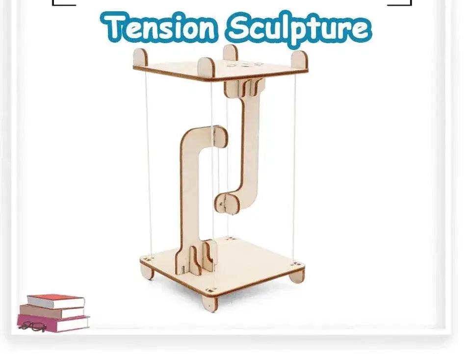  Anti-gravity Building Model Tension Sculpture Physical Balance DIY Wooden Puzzle Children’s Creative Toys STEM -  ToylandEU™