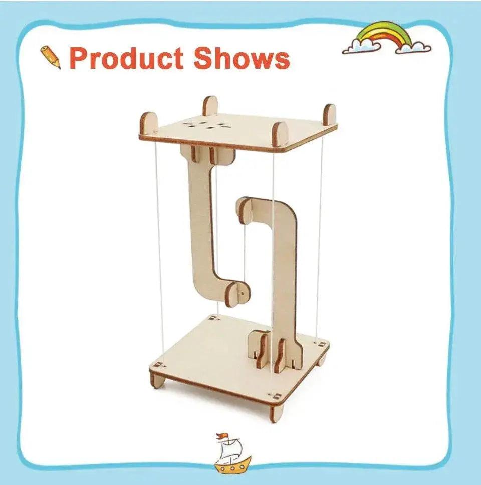  Anti-gravity Building Model Tension Sculpture Physical Balance DIY Wooden Puzzle Children’s Creative Toys STEM -  ToylandEU™