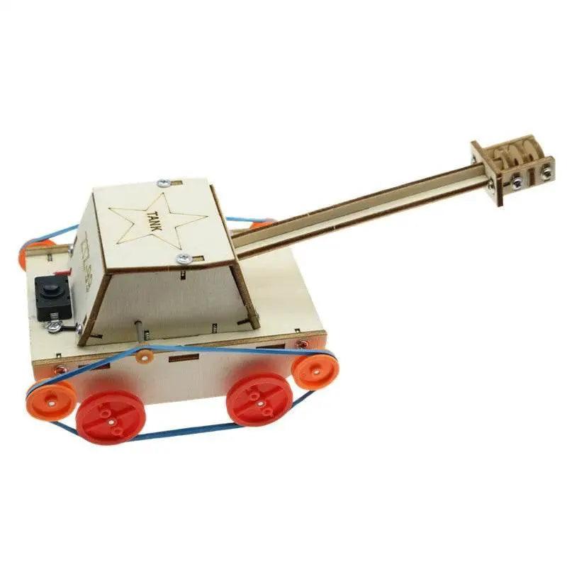  DIY Electric Tank Wooden Puzzle Model Kids Primary School Student STEAM Science Physics Educational Toys -  ToylandEU™