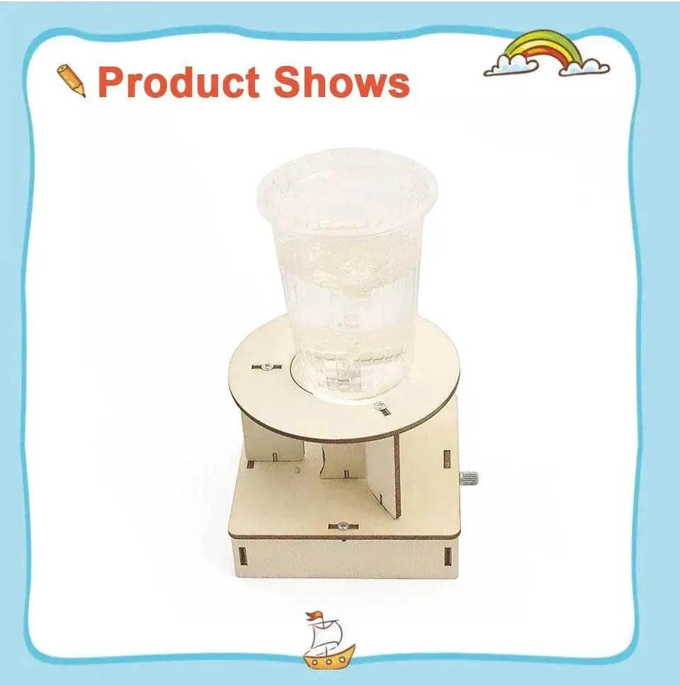  DIY Electric Water Tornado Swirl Maker Wooden Puzzle Science Experiment Gift for Children -  ToylandEU™