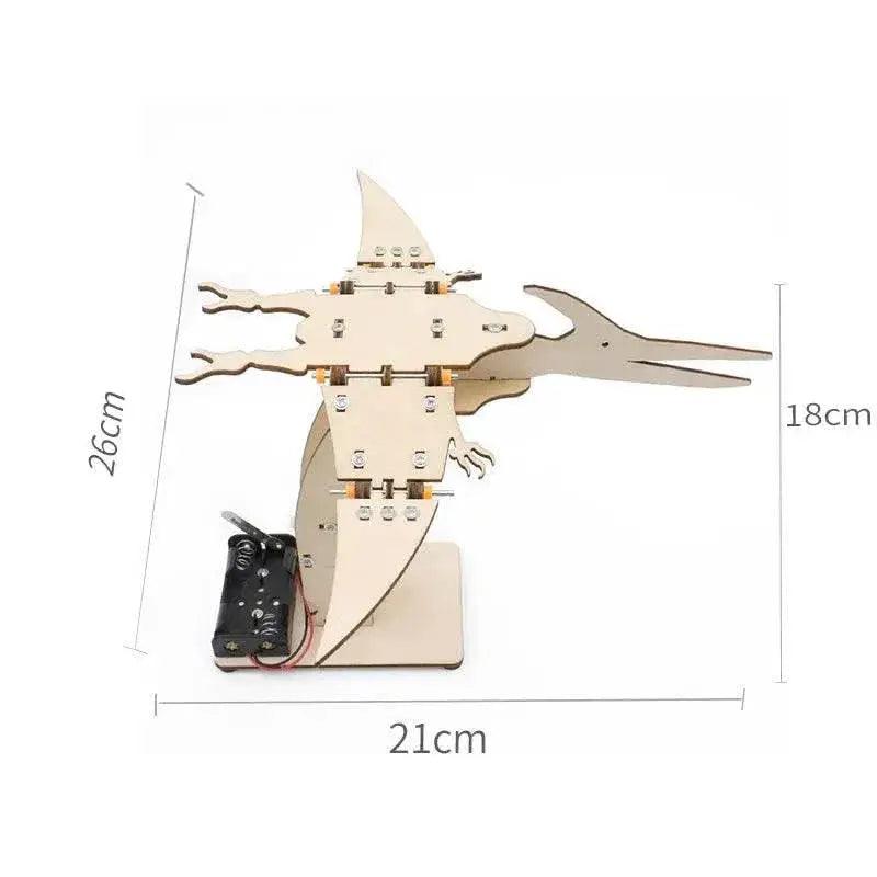  DIY Pteranodon Dinosaur STEM Technologia Science Toys Educational Wooden Puzzle Kit for Kids -  ToylandEU™