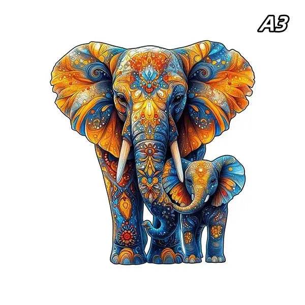 Wooden Puzzle Dog 3D Educational Toy For All Ages Fun - ToylandEU