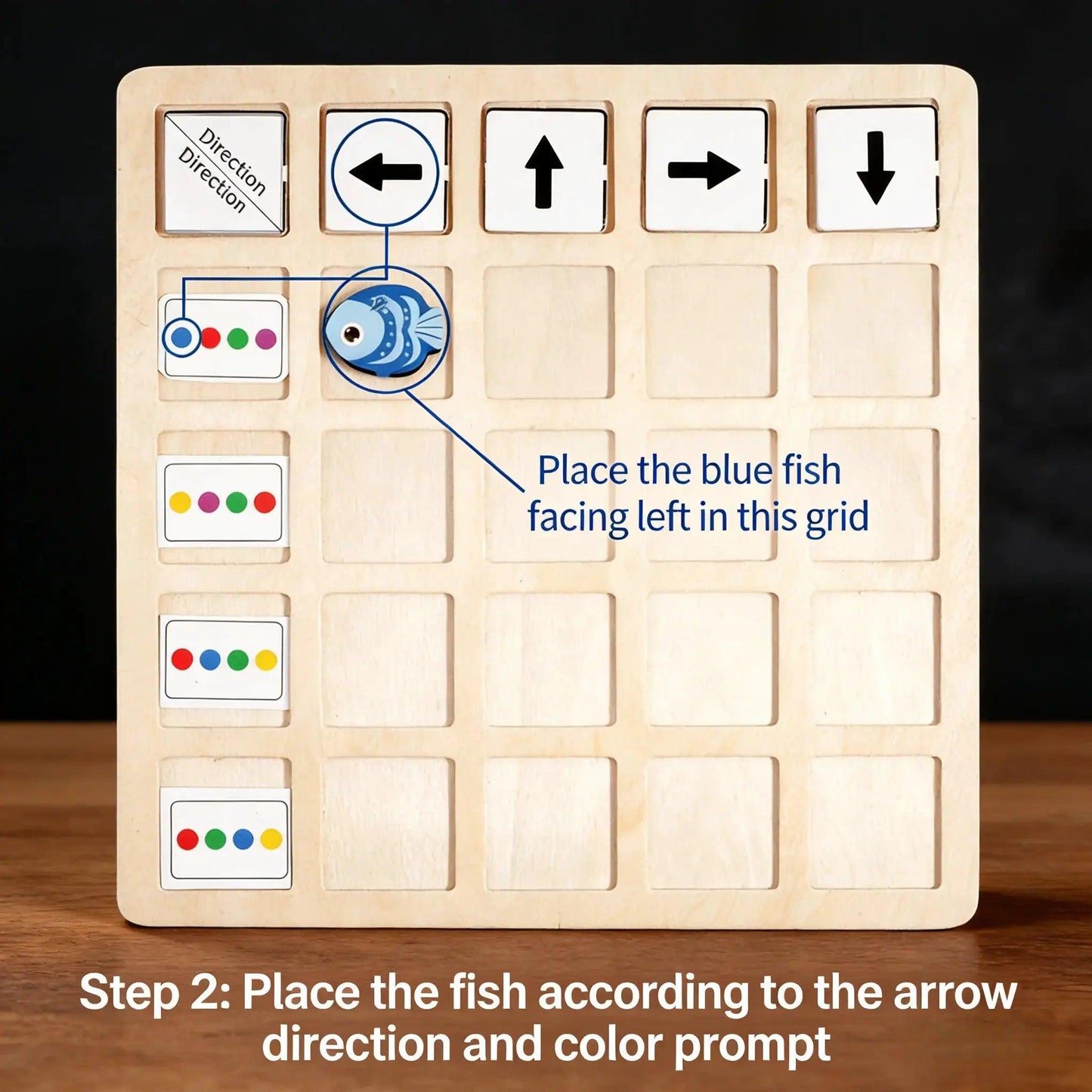  Wooden Puzzle For Toddlers Direction Matching Deluxe -  ToylandEU™