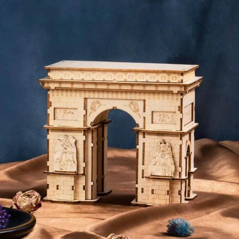  Wooden Puzzle Game DIY 3D Tower Bridge,Big Ben,Famous Building Assembly Toy Gift for Children Teen Adult -  ToylandEU™