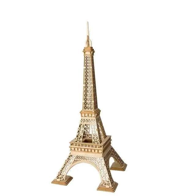  Wooden Puzzle Game DIY 3D Tower Bridge,Big Ben,Famous Building Assembly Toy Gift for Children Teen Adult -  ToylandEU™