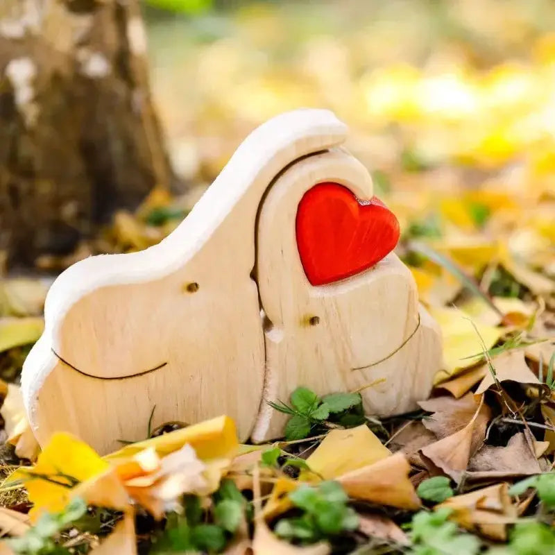 Wooden Puzzles Elephant Family Customizable Gift For Loved Ones - ToylandEU