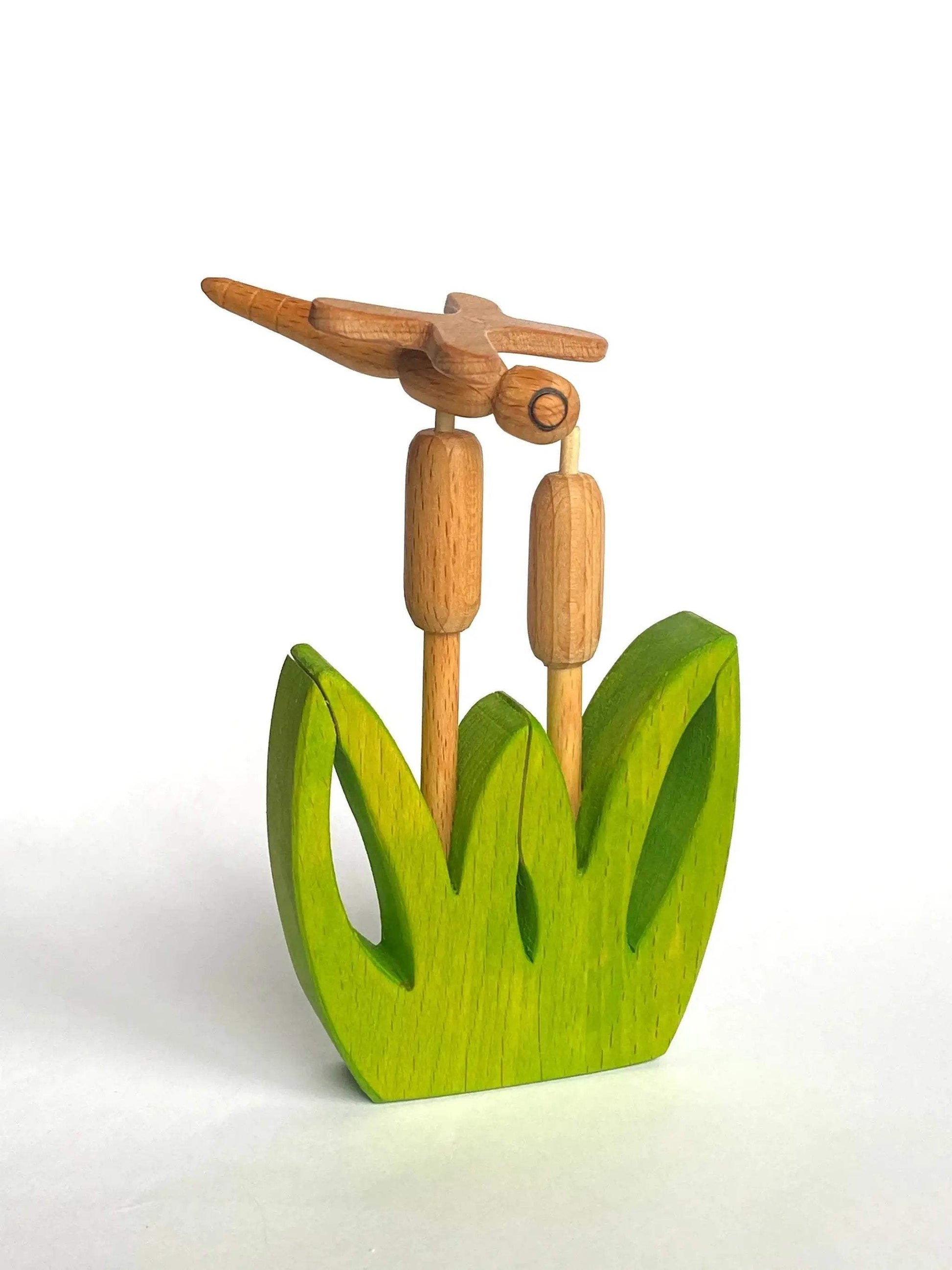 Handmade Wooden Reeds for Scenery Playset Open Ended Fun - ToylandEU