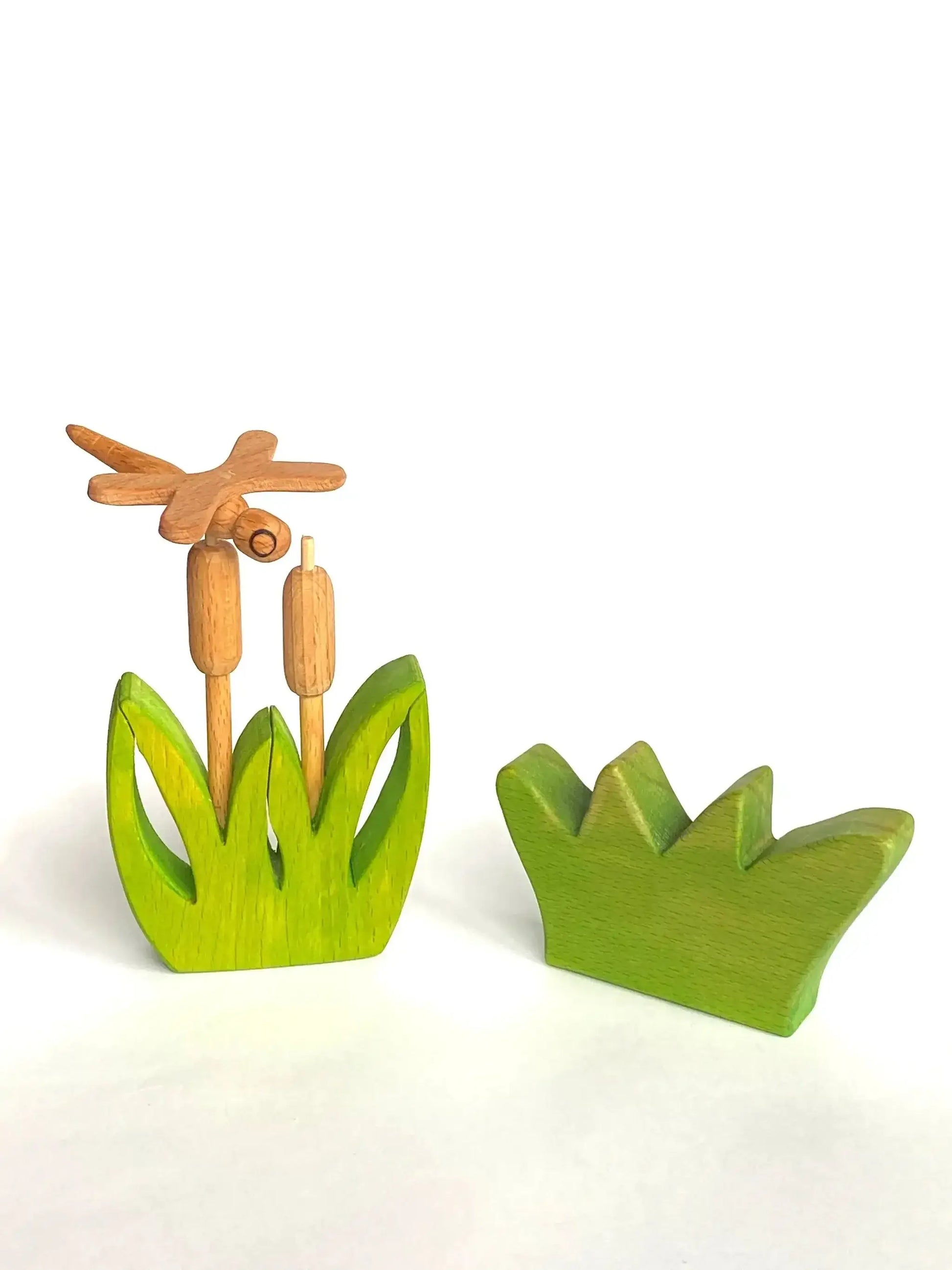 Handmade Wooden Reeds for Scenery Playset Open Ended Fun - ToylandEU