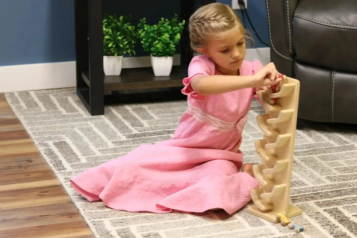  Amish-Made Mini Car Roller Wooden Toy, Pack of Cars Included -  ToylandEU™