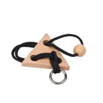  Wooden Rope Puzzle Brain Training Mind Teaser Durable -  ToylandEU™