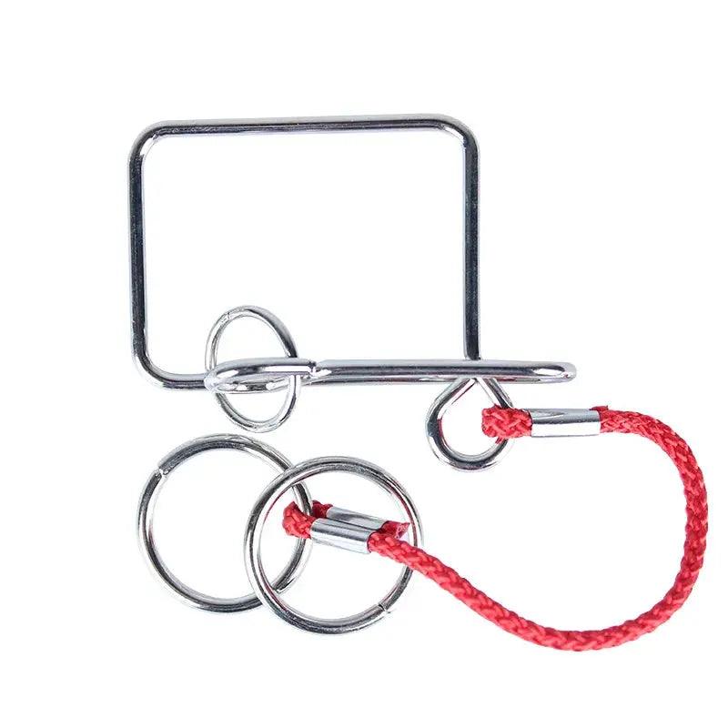  Wooden Rope Puzzle Brain Training Mind Teaser Durable -  ToylandEU™