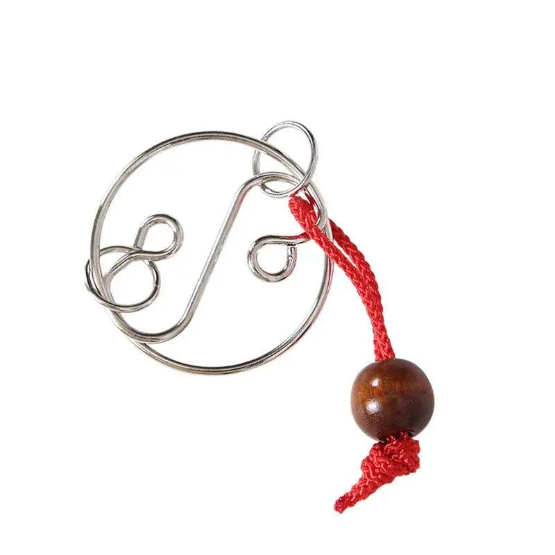  Wooden Rope Puzzle Brain Training Mind Teaser Durable -  ToylandEU™