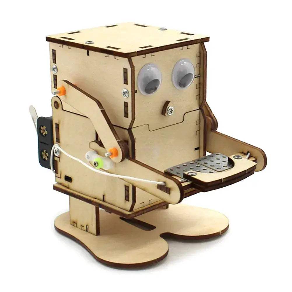 Wooden STEM Robot Kit For Kids Hands On Science Learning - ToylandEU